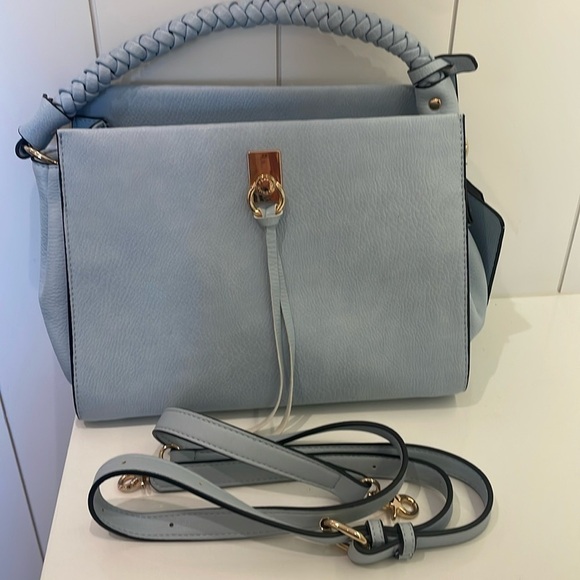⭐️Poppy & Peonies Blue Crossbody/Satchel Bag—GORGEOUS!!New Without Tags!